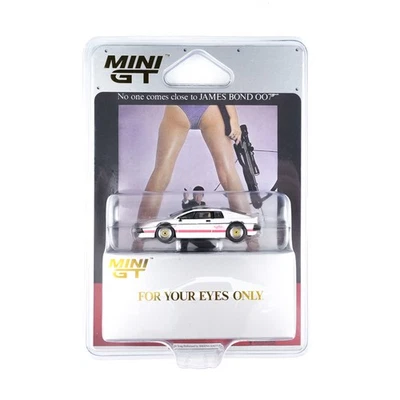 MINI GT 1:64 Esprit Turbo White "For Your Eyes Only"/English Car - Image 1 of 2