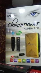 Ricevitore Satellitare Infinity Sat Alpha 100 5G Bluetooth Colore Oro T.V Digitale - Foto 1 di 1