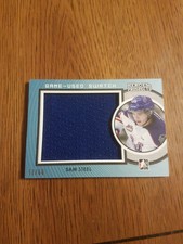 2014-15 Leaf In The Game Heroes And Prospects, Sam Steel Jumbo Relic #53/60