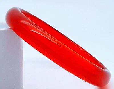 Brazalete Brazalete Boho Moda Color Rojo Transparente Acrílico Plástico Cúpula Fiesta Foto 1 de 4