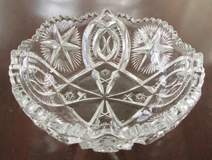 EAPG Millersburg Ohio Star Deep Bowl 6 1/2" VHTF - Picture 1 of 5