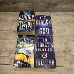 Tom Clancy X4 Small Paperback Book Bundle - Picture 1 of 2