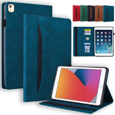 For iPad 5/6/7/8/9/10/11th Gen Air Pro 11 13" 2025 Smart Flip Leather Cover Case - Image 1 of 4