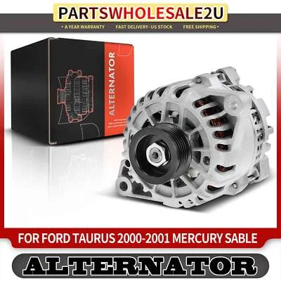 Alternador para Ford Taurus Mercury Sable 2000-2001 V6 3,0 L 110A 12 V CW 6 ranuras Foto 1 de 4