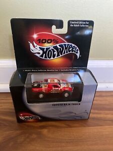2000 Hot Wheels 100% Toyota Baja Truck Red Tundra Racing Black Box Limited Ed