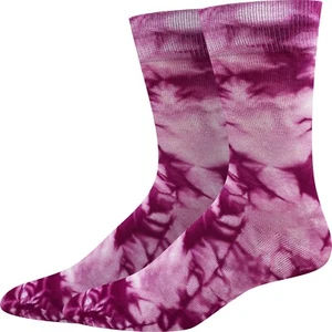 Calcetines Tie Dye Unisex Crew M/L Frambuesa Eco Calcetín Puerto Bambú Mezcla Moda Nuevos - Imagen 1 de 1