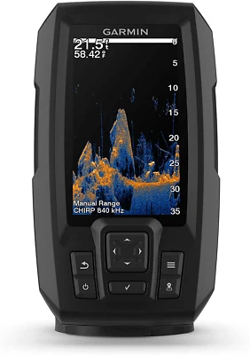 Garmin Striker Vivid 4Cv Easy to Use 4" Color Fishfinder Sonar Transducer Palett - Image 1 of 4