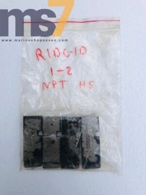 RIDGID 1"-2" NPT HIGH SPEED UNV PIPE DIES/ CHASER SET #10 - Image 1 of 2