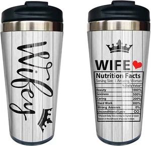 Wife Gift Ideas Tumbler - I Love You Gifts for Her - Couple Wedding Anniversary - Picture 1 of 9