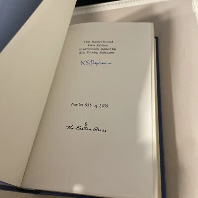 SIGNED EASTON PRESS Antarctica by Kim Stanley Robinson First Edition Leather - Image 1 of 4