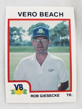1987 Vero Beach Dodgers-Minor League Baseball ProCard#1747-Rob Giesecke