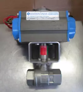 Marwin UT Series Ut-1-SR-05 Pneumatic Actuator w/ Solenoid Used Take Out / i7 - Picture 1 of 18