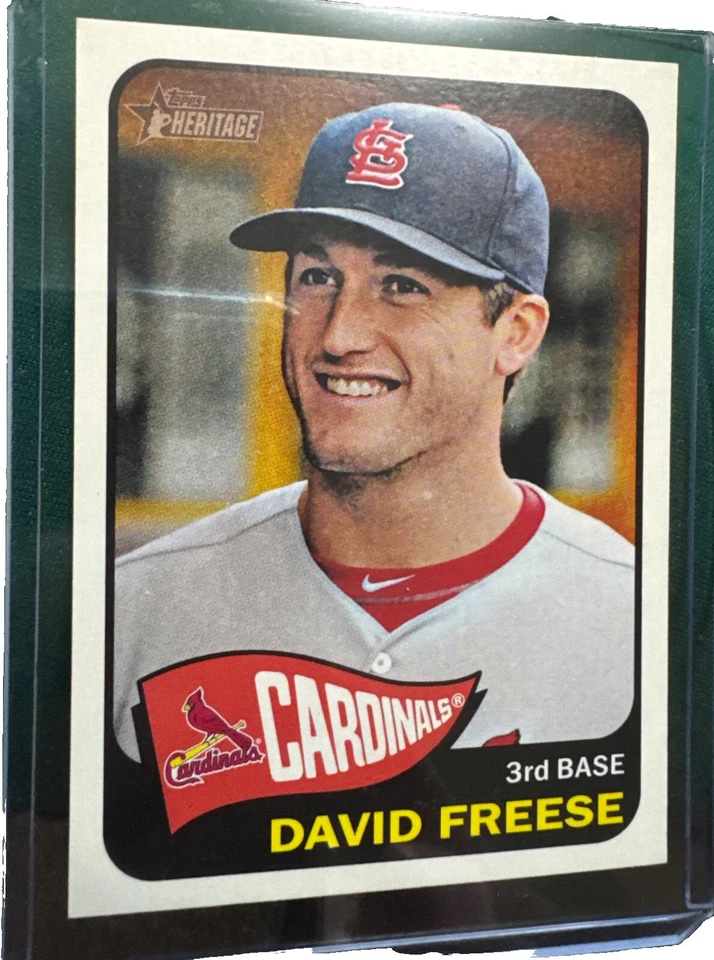 2014 Topps HERITAGE Short Print DAVID FREESE  # 450   MINT - Image 1 of 2