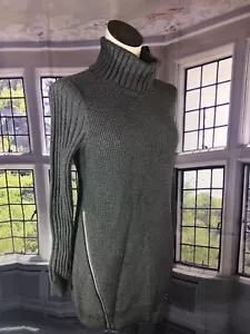 Inc International Concepts S NWT Side-Zip Cowl-Neck Sweater Tunic Gray 🧡 - Picture 1 of 14