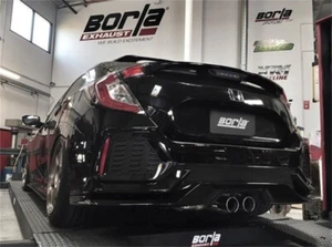 BORLA S Type Catback Exhaust System Kit For 17-21 Honda Civic Sport Hatchback - Picture 1 of 2