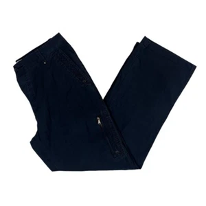 CAT Caterpillar Classic Black Lightweight Cargo Pants Trousers 34W - Picture 1 of 6