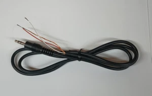 NOWY 1/8 cala (3,5 mm) 3-przewodowy klucz do kodu Morse'a / wiosło / prosty klucz 3 stopy - Zdjęcie 1 z 4