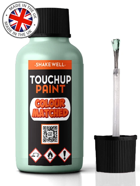 XTREMEAUTO Kit de Retoque Fiat Suave Verde Menta 166/B Pintura 30ML Reparación Arañazos 500 x Abarth