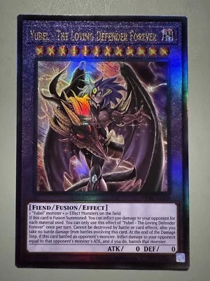 YUGIOH YUBEL THE LOVING DEFENDER FOREVER ASIA ENGLISH PHNI-AE038 ULTIMATE RARE - Image 1 of 3