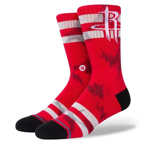 Stance x NBA Houston Rockets Dyed Tie-Dye Socks A556C21ROC Red Harden Large Cover