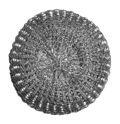 Lustersheen SPECIAL BARBECUE scourer of knitted stainless steel 60 Gr