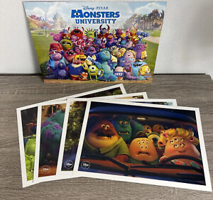 Disney Pixar Monsters University Commemorative Lithograph 4 Photo Poster Set