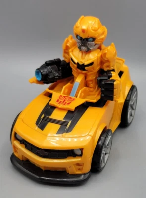 2008 TOMY HASBRO TRANSFORMERS BUMBLE BEE CAMARO TOY CAR - Image 1 of 4