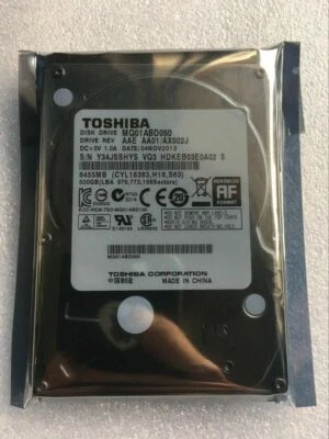 Toshiba HDD 500GB  Internal,5400RPM 2.5" SATA MQ01ABD050 HDD Hard Drive - Image 1 of 3