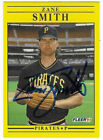 ZANE SMITH 1991 FLEER AUTOGRAPHED SIGNED # 51 PITTSBURGH PRATES