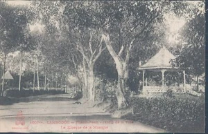 PC INDOCHINA Camboya Phnom-Pen quiosco de música década de 1910 - Imagen 1 de 2
