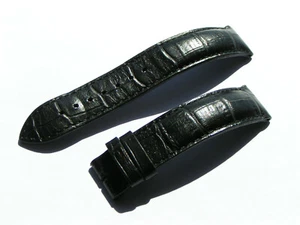 Maurice Lacroix Band 19mm black Calf negra Strap 19/18 80/115 NOS I558 - Picture 1 of 5