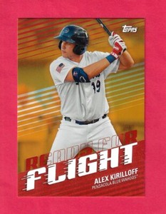ALEX KIRILLOFF 2020 Topps Pro Debut Ready For Flight ORANGE /25 RFF-AK Twins