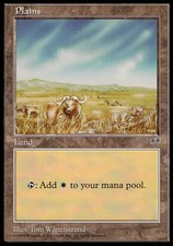 Plains (Buffalo) X4 (Mirage) MTG (LP) *CCGHouse* Magic