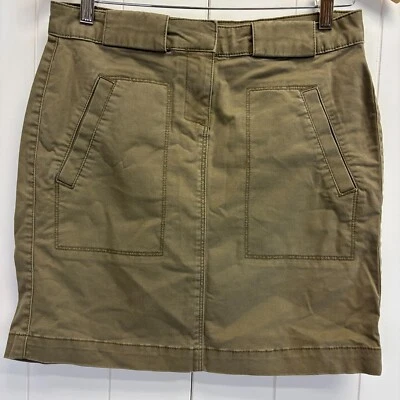 Vintage Bass Women's Khaki Mini Skirt Size 2 Gorpcore Preppy Outdoors Summer - Image 1 of 4