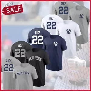 HOT NEW - Ben Rice #22 New York Yankees Player Name & Number2025 Fan Gift - Picture 1 of 8