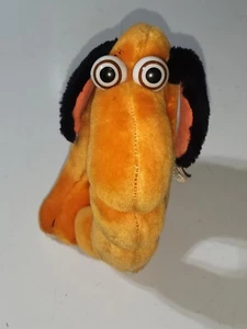 Alpha Critters 1986 D DONK Lloyd Gilbert Stuffed Animal Plush Big Trunk Orange - Picture 1 of 7