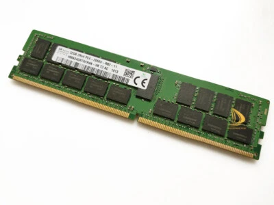 SK Hynix 32GB 2RX4 PC4-2666V DDR4 21300Mhz 288PIN ECC Server Memory DIMM RAM - Image 1 of 4