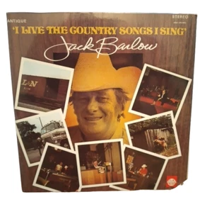 LP Vinyl - JACK BARLOW: I Live The Songs I Sing (1975 IRDA) - NEW / Sealed - Picture 1 of 2