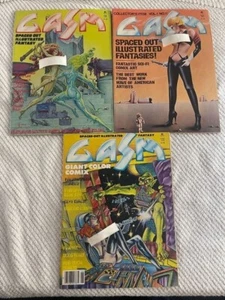 Lote de cómics de ciencia ficción GASM Underground Vol 1 No. 1-3 1978 - Imagen 1 de 21