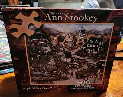Ann Stookey "Apple Calley Farm" 500 件联锁拼图密封盒 — 第 1/4 张图片