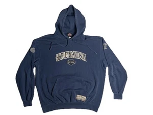 Vintage - Retro Harley-Davidson Blau XL Hoodie Style Legends Can’t Stay Still - Bild 1 von 12