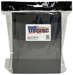 100 USDISC Kunststoffhülsen 4mil 7,5 x 5,75, Doppel 2 Scheiben (schwarz) - Bild 1 von 2