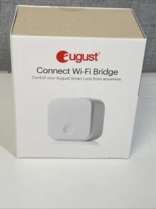 August Connect Wi-Fi Remote Access Bridge - White AUG-AC02 New Sealed - Picture 1 of 5
