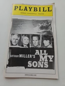 All My Son's- Gerald Schoenfeld Theatre 2008 Playbill  - Picture 1 of 3