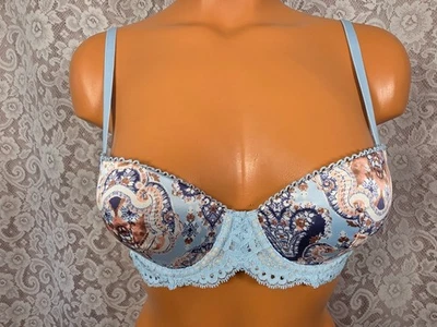 Sujetador con aros Victoria's Secret forrado Demi Dream Angels azul cachemira talla 32C Foto 1 de 4