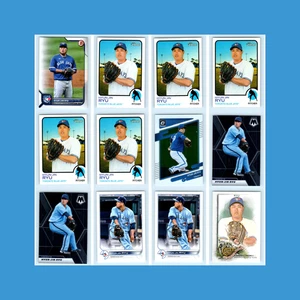 Hyun-Jin Ryu Lot of 12 Baseball Cards Collection Bowman Toronto Blue Jays - Picture 1 of 14