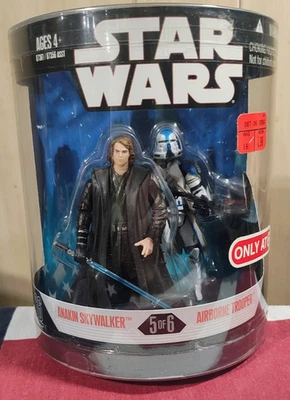 Nuevo 2006 Star Wars Orden 66 Anakin Skywalker y Airborne Trooper Target Exclusivo Foto 1 de 4