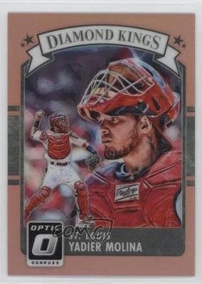 2016 Panini Donruss Optic Diamond Kings Orange /199 Yadier Molina #26 - Image 1 of 2