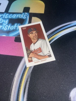 2020 Topps 206 Series 2 - Shane Bieber #13 Piedmont Back - Image 1 of 2