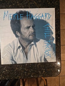 Merle Haggard Chill Factor Album 1987 Epic Record 40986 Vinyl Mint Cond Cover EX - Picture 1 of 12